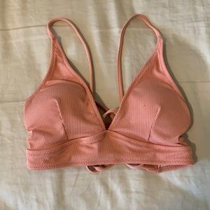 Pink bathing suit top